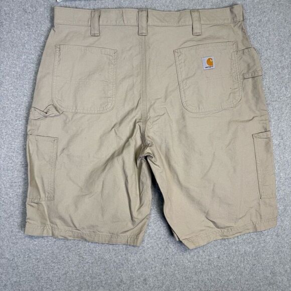 Carhartt Men's Size 40 Regular Fit Tan Cargo Shorts 11" Inseam B147 - Picture 6 of 7